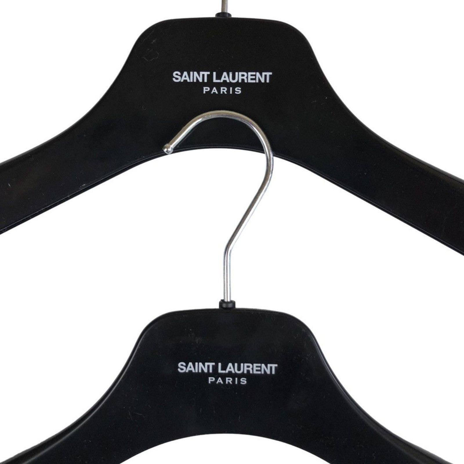 Saint Laurent Paris Saint Laurent Logo Plastic Hangers Size ONE SIZE - 1 Thumbnail