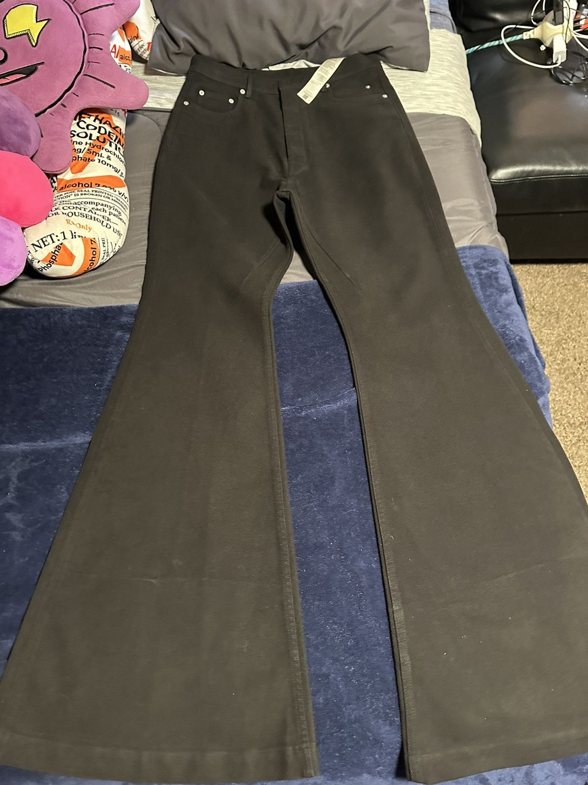 Rick Owens Rick Owens bolan bootcut (cotton twill) | Grailed