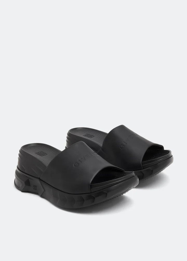 Givenchy o1n1vont0326 Marshmallow Sandals in Black Size US 8 / IT 38 - 4 Thumbnail