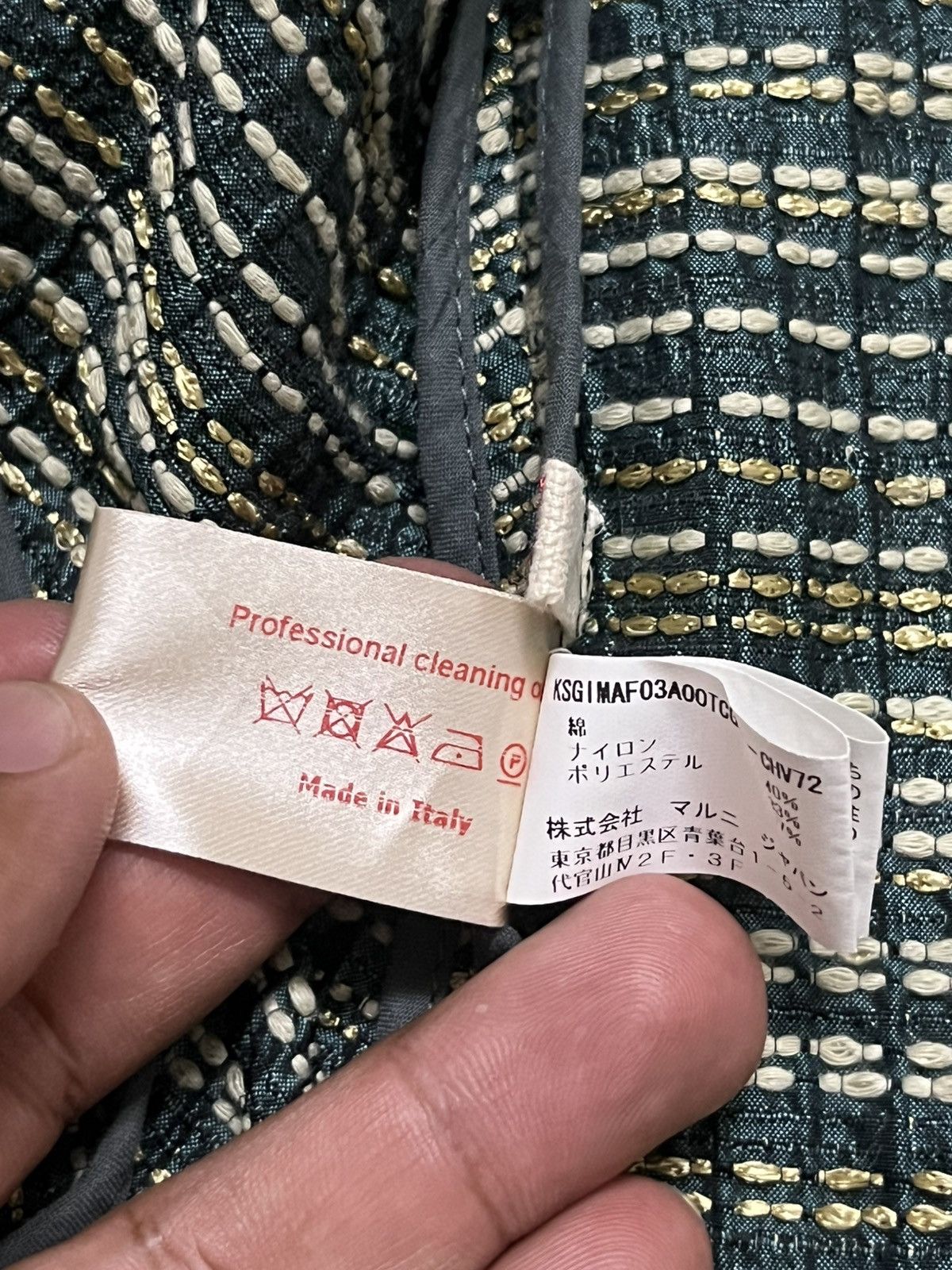 Marni Tweed Jacket MARNI by Julia Roberts Size M / US 6-8 / IT 42-44 - 7 Thumbnail