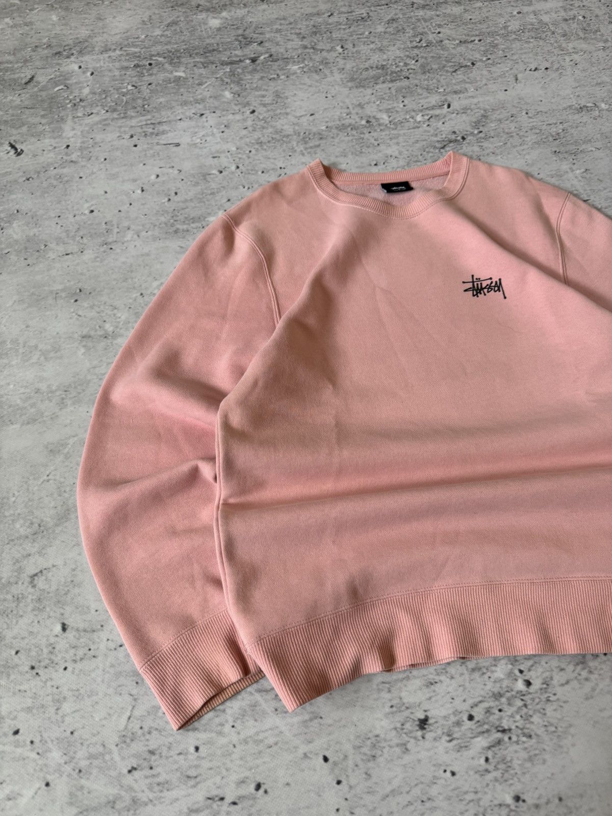 Stussy × Vintage STUSSY CENTER HAFT LOGO OVERSIZE BAGGY FIT SWEATSHIRT Size US M / EU 48-50 / 2 - 3 Thumbnail