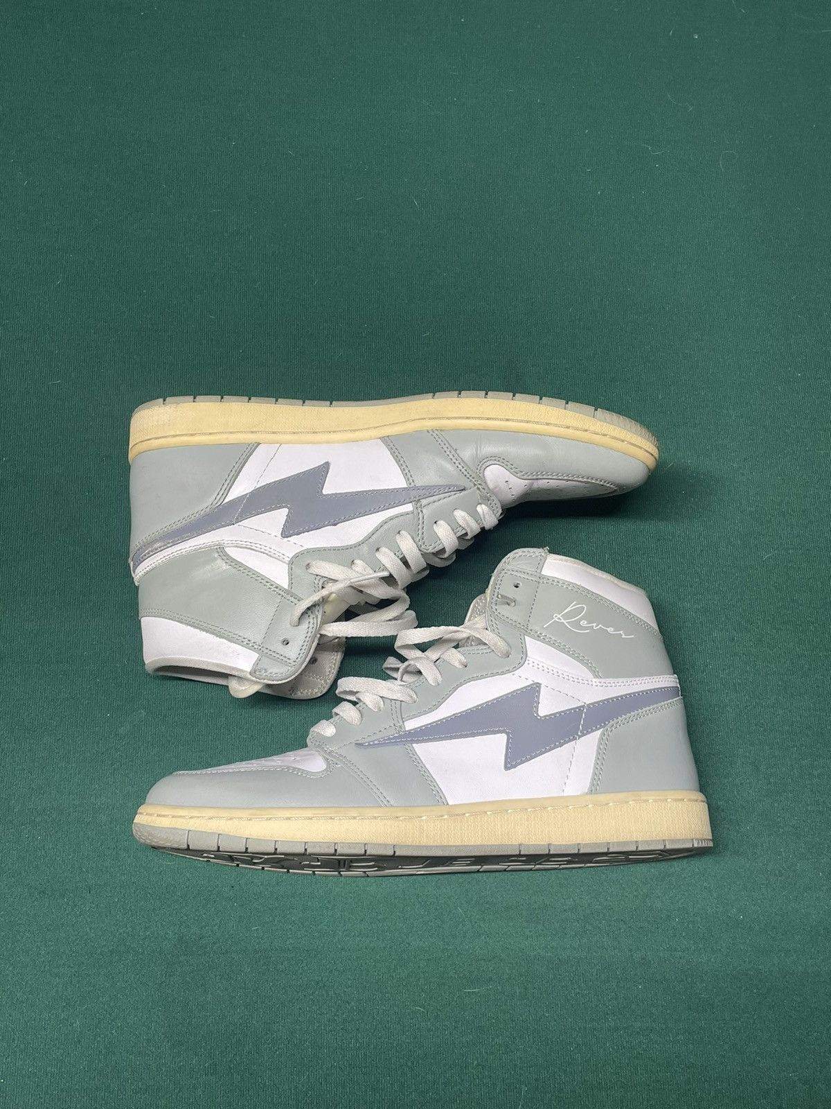Reves Paris Kool Kiy x Reves Paris Air Kiy 85’ Hi “Cool Grey” Size US 12 / EU 45 - 1 Thumbnail