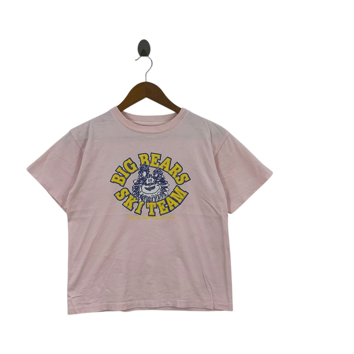 Other Vintage BIG BEARS PINK Ski Team College Tee Shirt Top Size S / US 4 / IT 40 - 3 Thumbnail