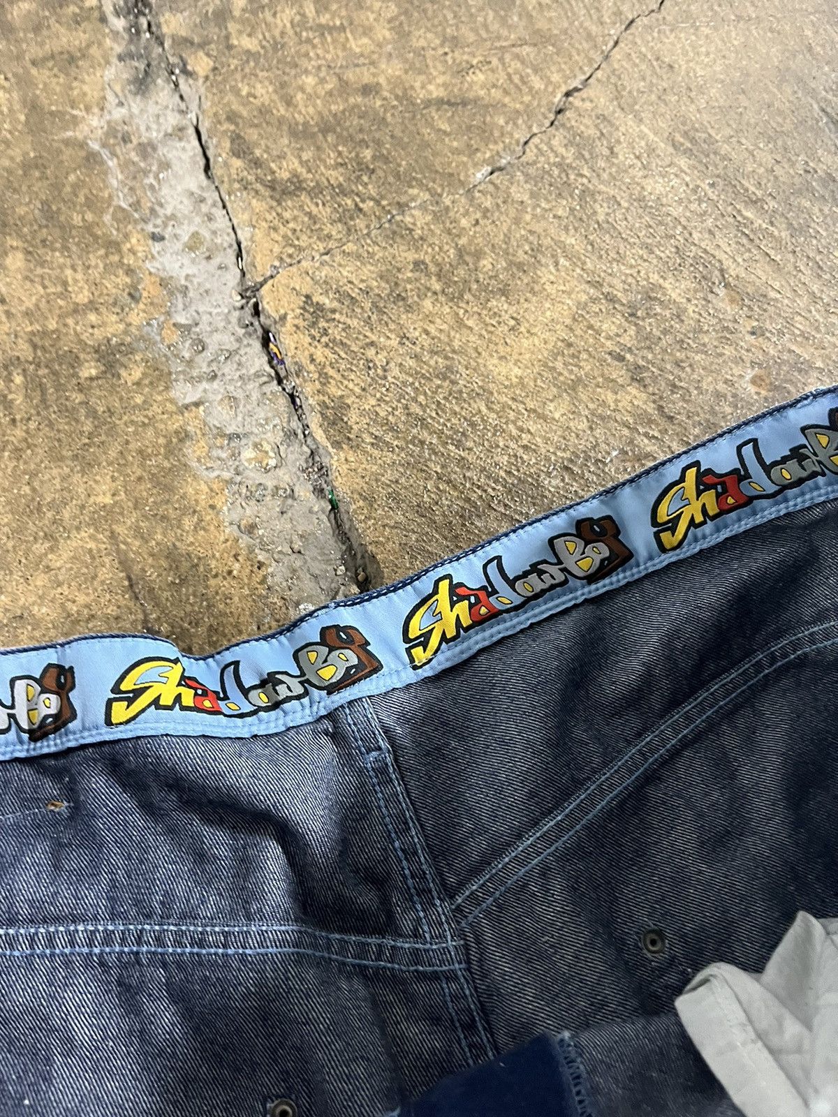 JNCO Crazy Y2K Shadow Boy Baggy Jorts Carpenter Skater Shorts Size US 38 / EU 54 - 5 Thumbnail