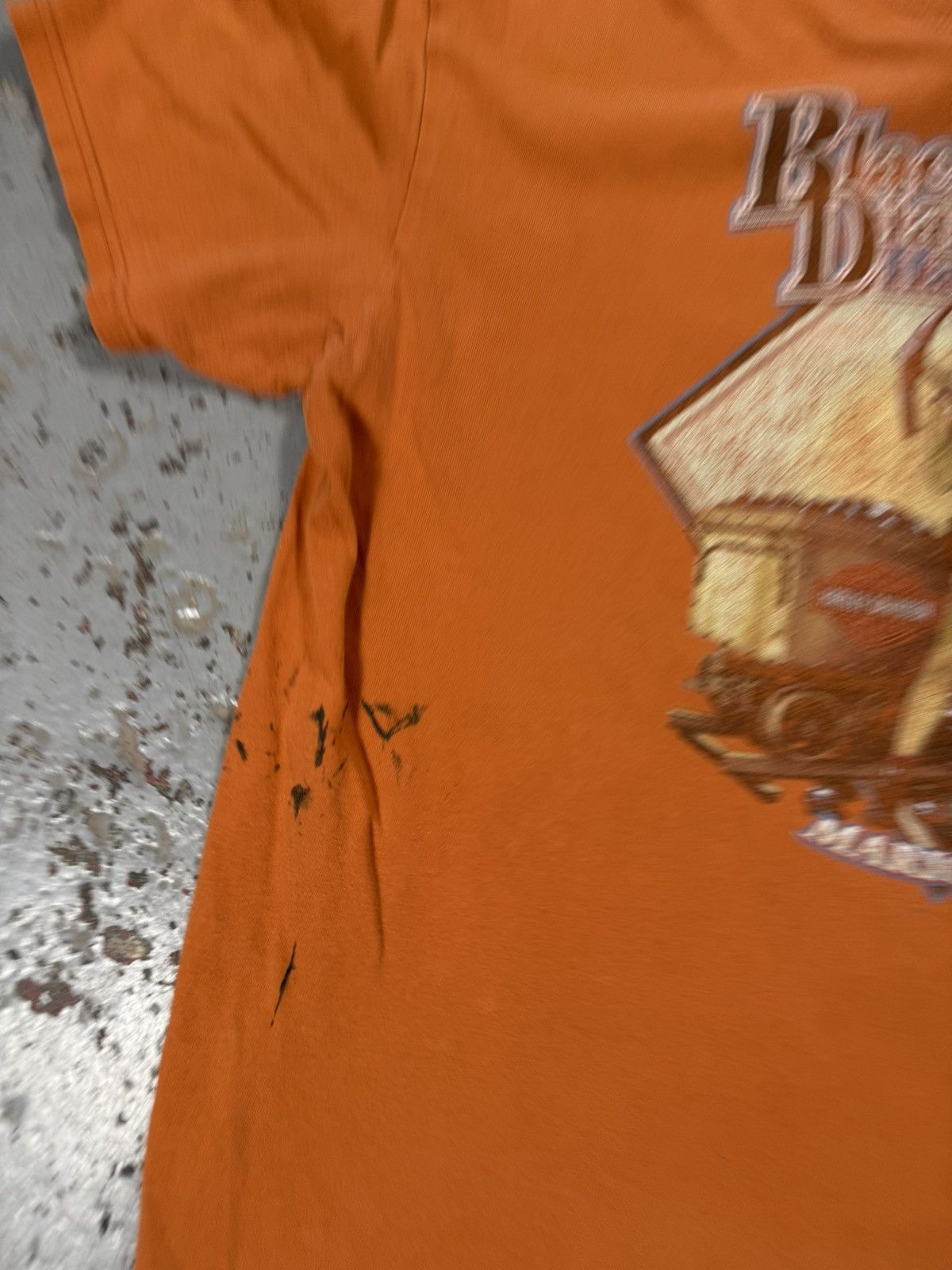 Harley Davidson Vintage Burnt Orange Harley Davidson Black Diamond Ges Size US L / EU 52-54 / 3 - 4 Thumbnail