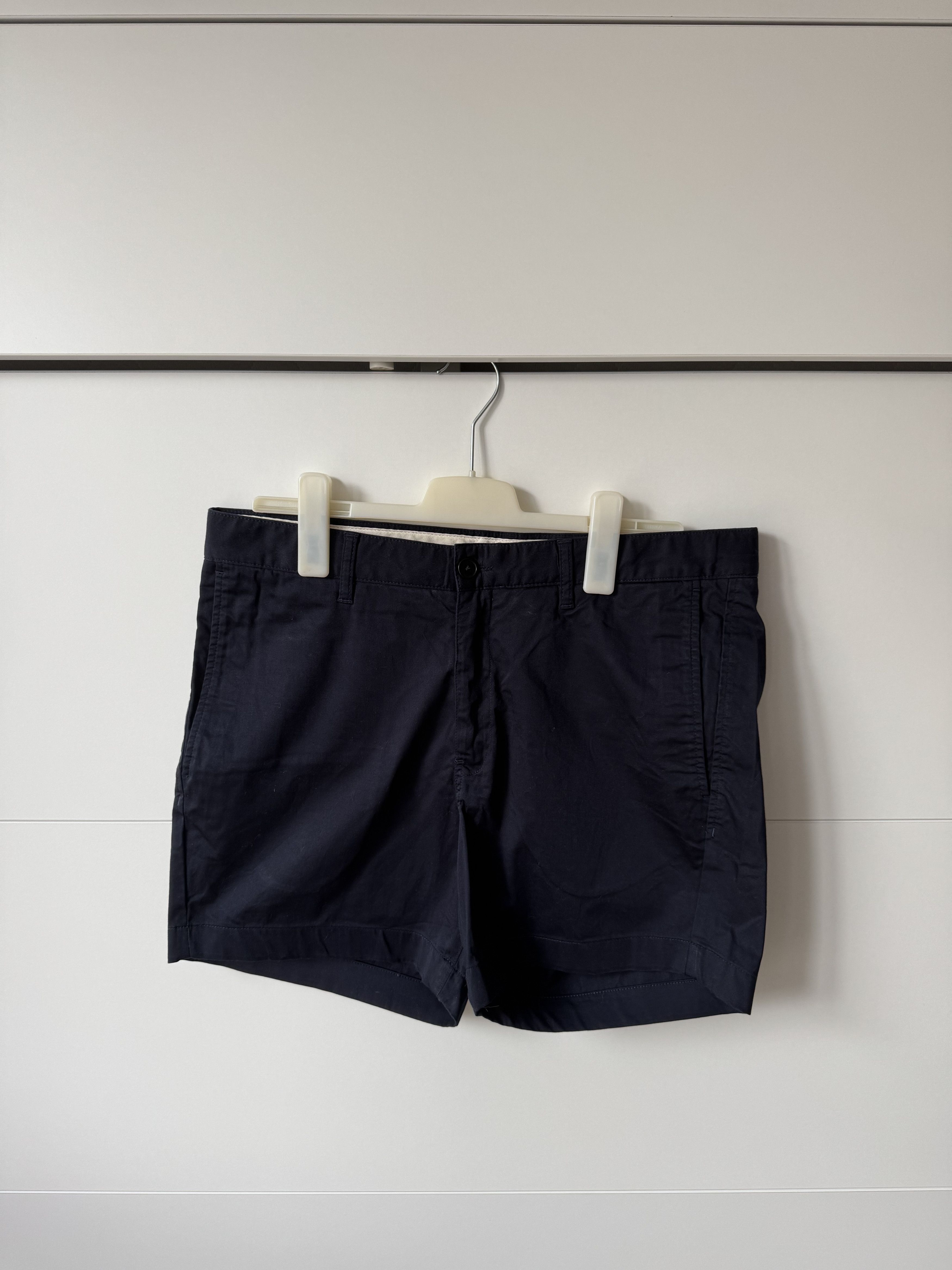 Acne Studios [48] Seymour Satin Shorts in Navy (SS15) Size US 30 / EU 46 - 1 Thumbnail