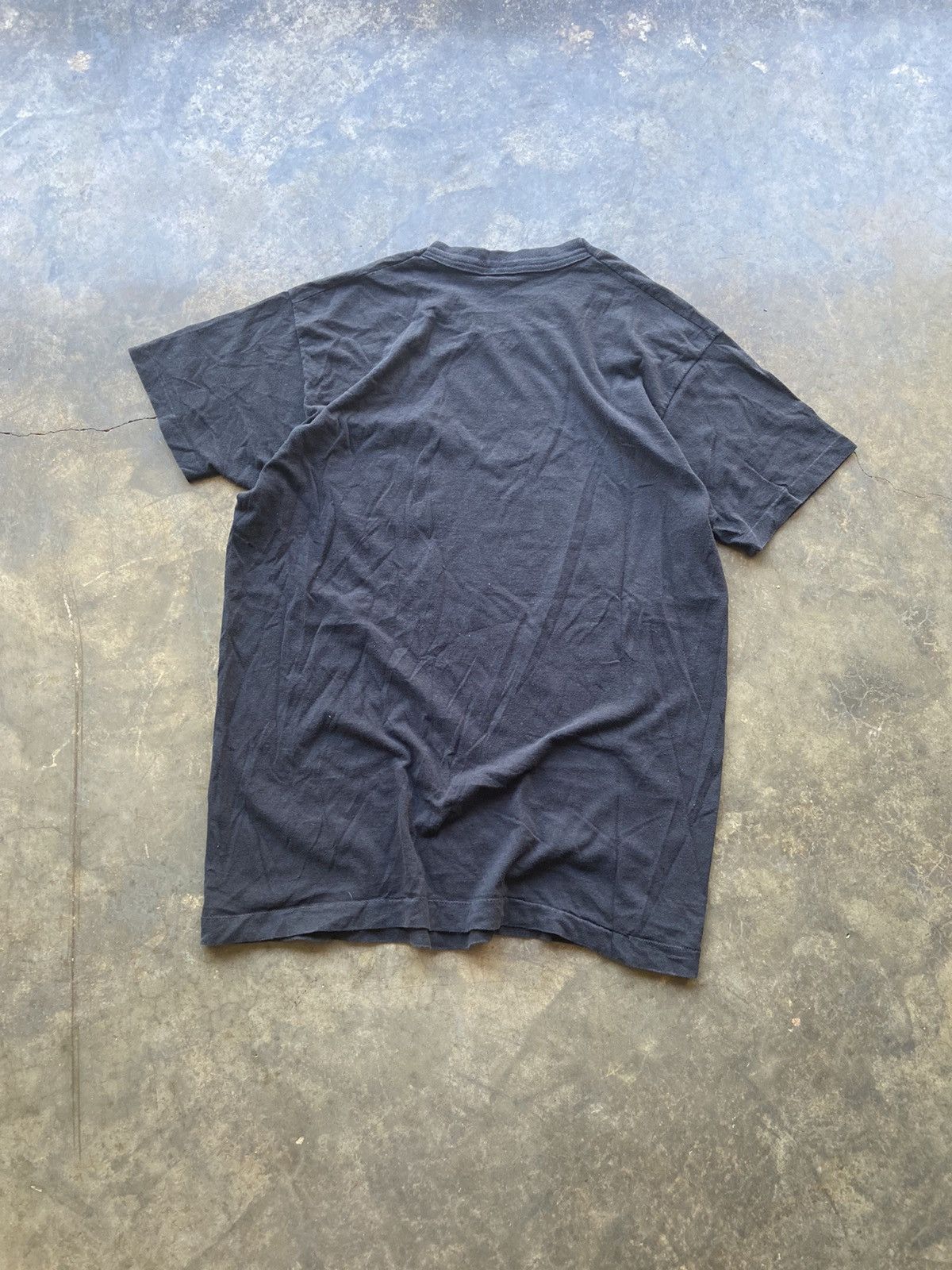 Vintage Crazy Vintage 90’s Blank Selvedge Single Stitch Pocket Tee Size US L / EU 52-54 / 3 - 4 Thumbnail