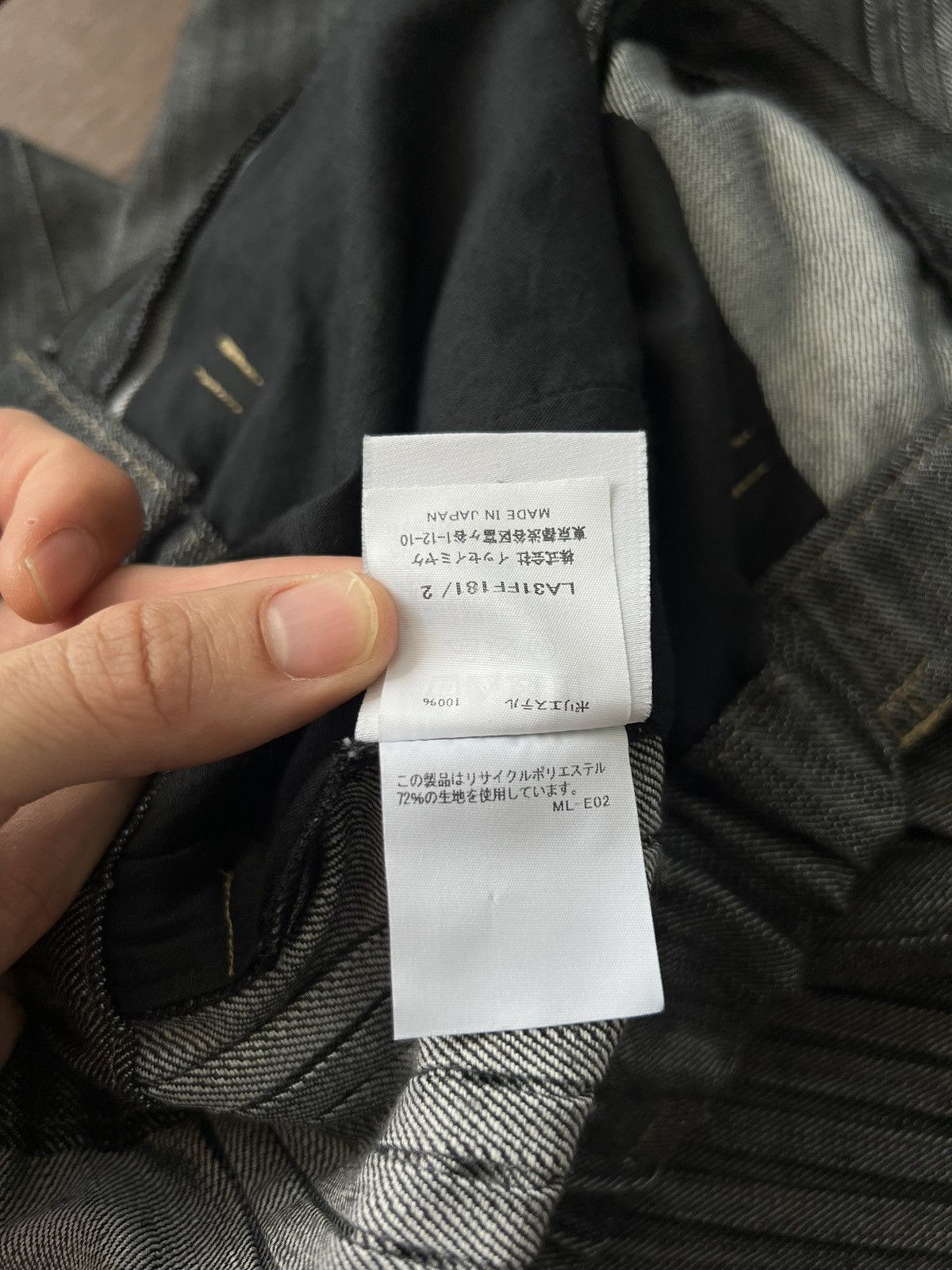 Issey Miyake Issey Miyake Men IM Side Pleated Denim Pants Size US 30 / EU 46 - 5 Thumbnail