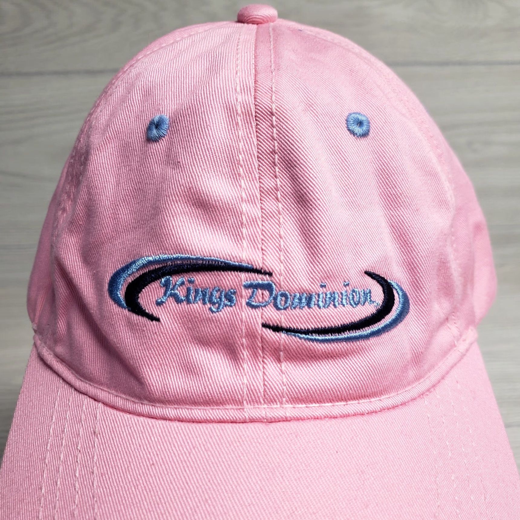 Vintage VINTAGE King's Dominion Baseball Cap Hat Adjustable Adult Pink Cotton strapback Men Size US M / EU 48-50 / 2 - 2 Thumbnail