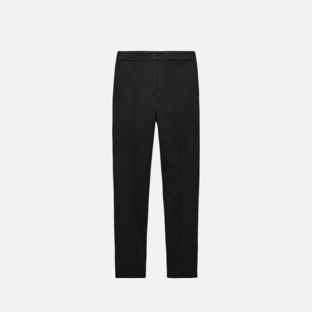 Zara ZARA NWT Pinstripes Jogger Trouser Academia Blue Black Sz L Size 34" / US 12 / IT 48 - 3 Thumbnail