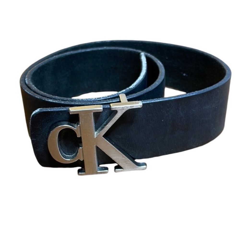 Calvin Klein Calvin Klein Black Genuine Harness Leather Women Vintage CK Size ONE SIZE - 2 Thumbnail