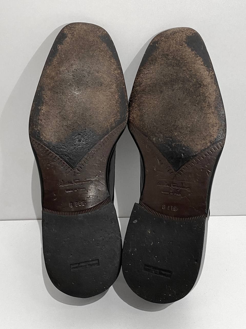 Salvatore Ferragamo Salvatore Ferragamo Oxford Black Leather Classic Dress Shoes Size US 9 / EU 42 - 11 Thumbnail