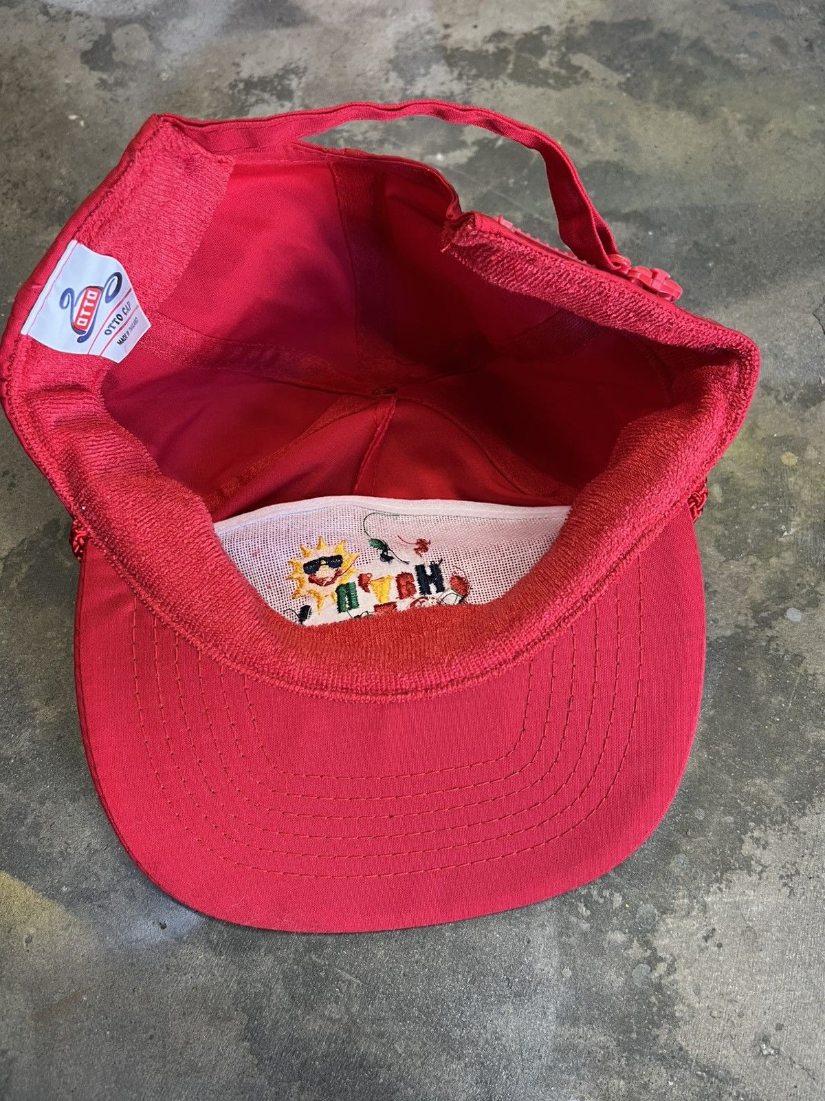 Otto Vintage Rope Hat 1998 Rose Bowl Embroidered logo Size ONE SIZE - 3 Thumbnail