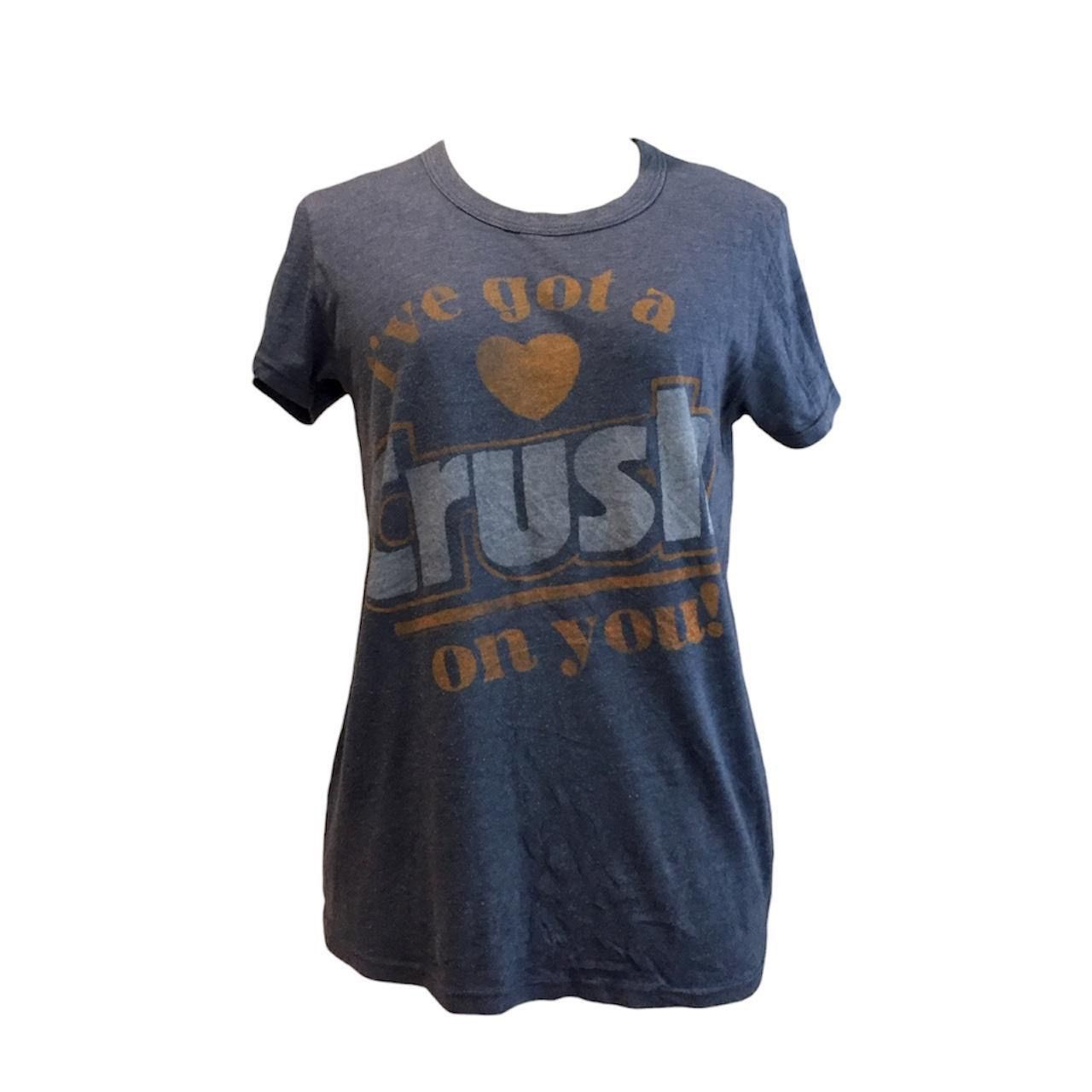Junk Food JUNK FOOD navy blue graphic tee with text and heart design❣️ Size M / US 6-8 / IT 42-44 - 1 Thumbnail
