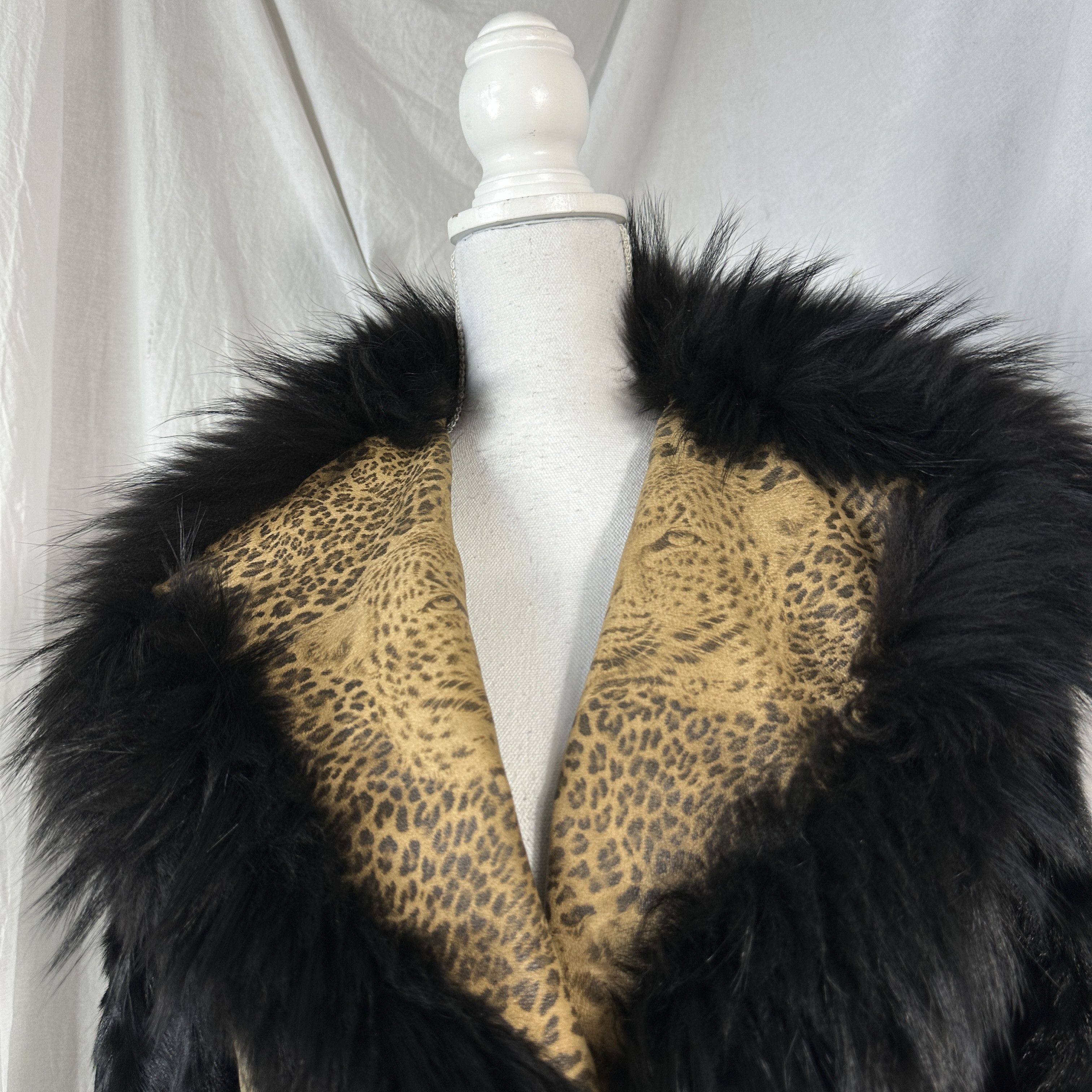 Vintage Vintage Avant Garde Opium Grunge Cheetah 90s Fur Size M / US 6-8 / IT 42-44 - 2 Thumbnail