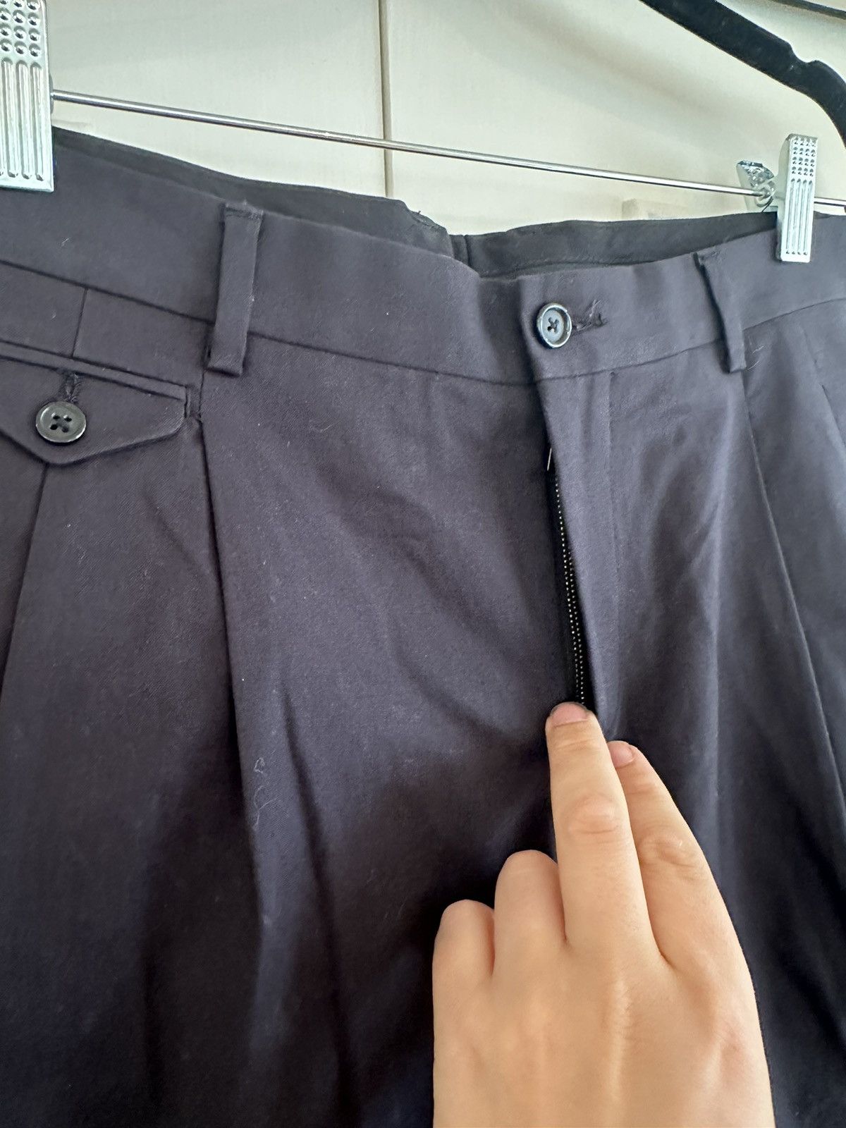 Dolce & Gabbana Dark Navy pleated cotton shorts Size US 30 / EU 46 - 3 Thumbnail