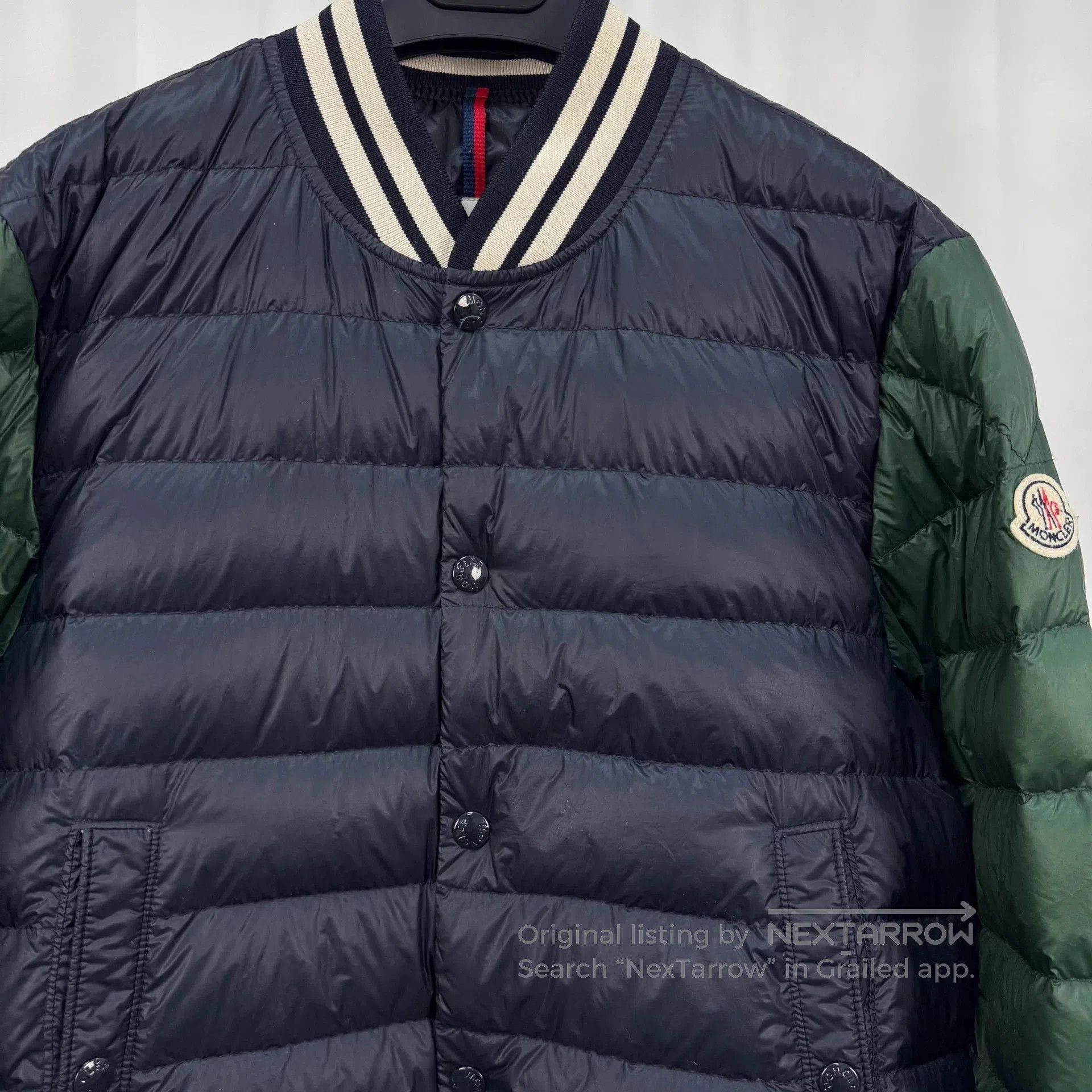 Moncler Multi-Color Puffer Varsity Jacket. Size US M / EU 48-50 / 2 - 3 Thumbnail