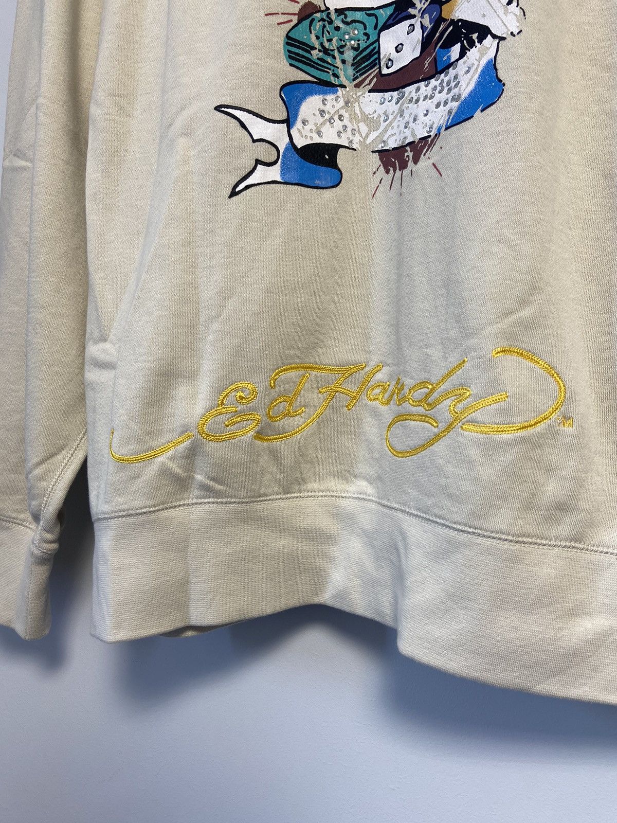 Ed Hardy Ed hardy by Christian Audigier Hoodie Zip Y2K style Size US XXL / EU 58 / 5 - 3 Thumbnail
