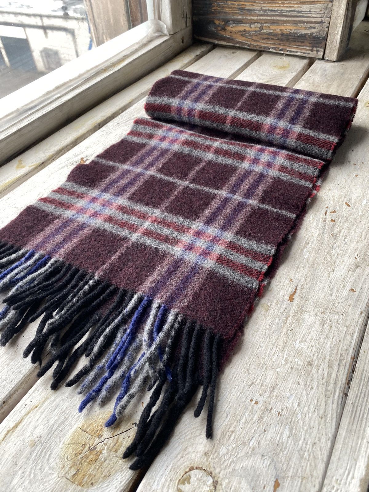 Burberry × Vintage Vintage 90s Burberry Scarf / Muffler / Neckwear Size ONE SIZE - 3 Thumbnail