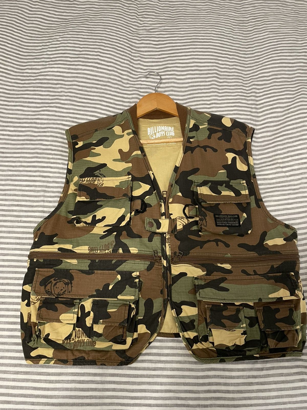 Billionaire Boys Club Billionaire Boys Club camo utility vest Size US L / EU 52-54 / 3 - 1 Thumbnail