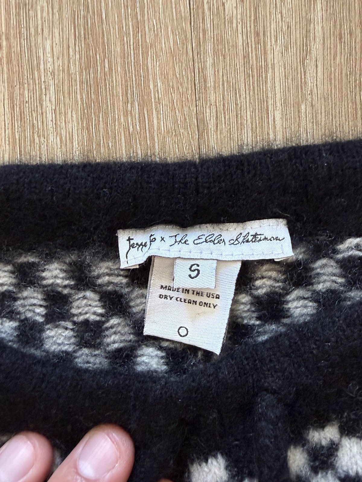 The Elder Statesman The Elder Statesman x Jesse Jo Chrome Hearts Cashmere Pants Size US 30 / EU 46 - 3 Thumbnail