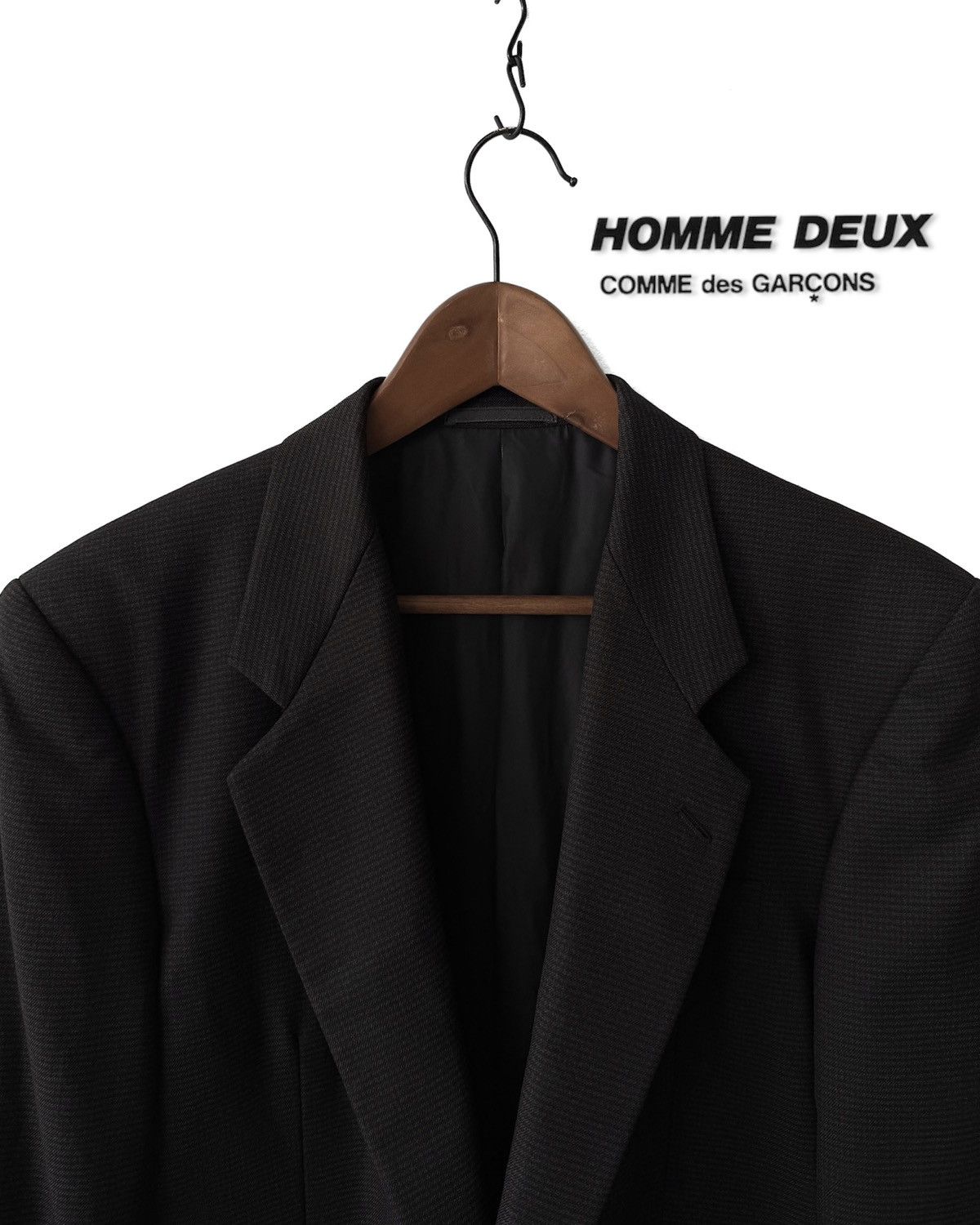 Comme des Garcons Homme Deux VTG90s COMME des GARÇONS HOMME DEUX BLAZER JACKET Size 44R - 2 Thumbnail