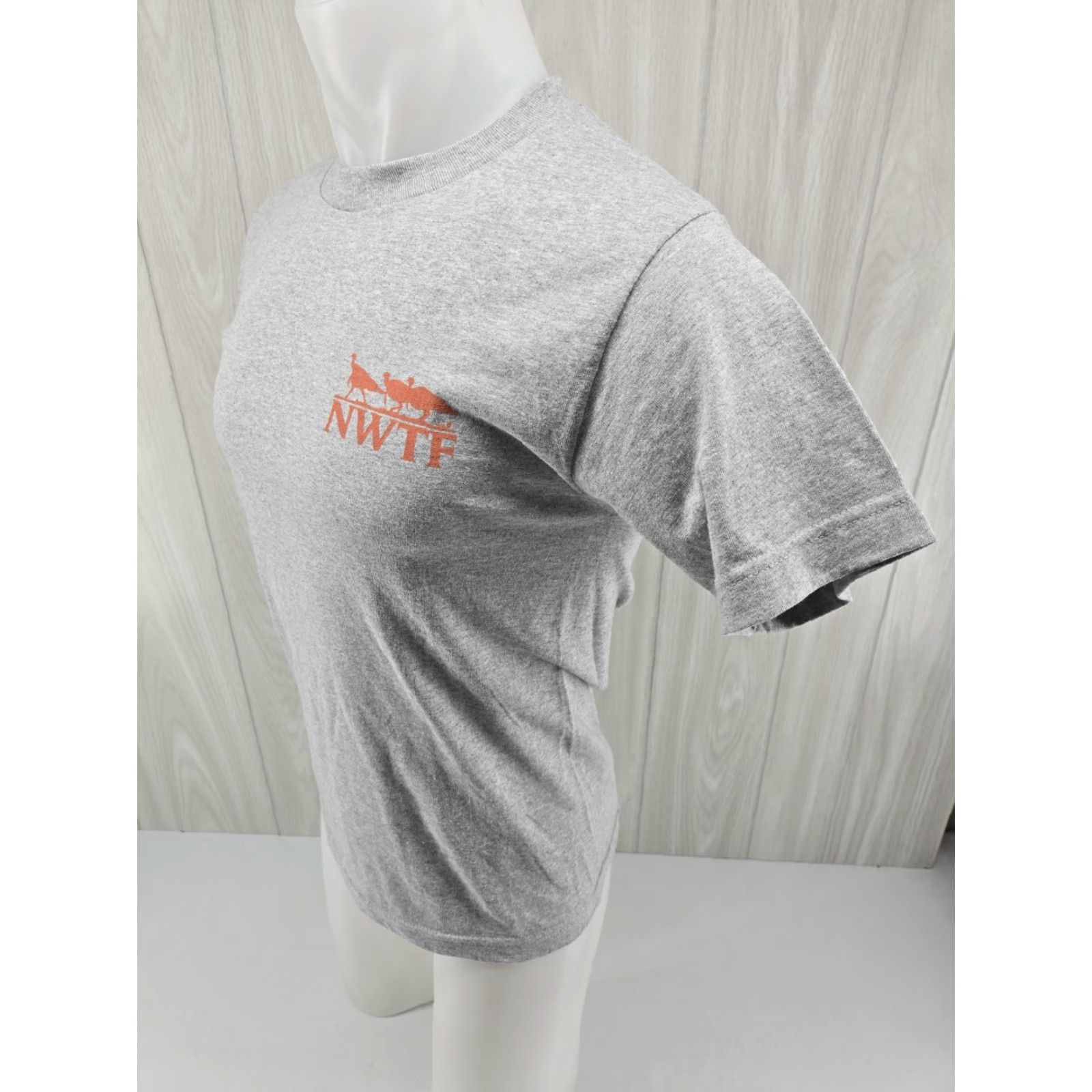 Vintage National Wild Turkey Federation Gray T Shirt Mens Size SMALL Size US S / EU 44-46 / 1 - 5 Thumbnail