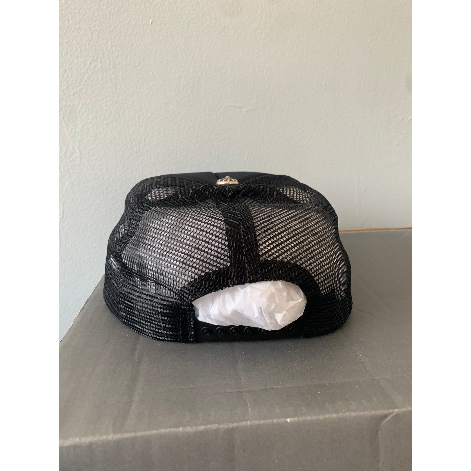 Chrome Hearts Chrome Hearts CH Hollywood Trucker Hat Black/Black BRAND NEW Size ONE SIZE - 2 Thumbnail