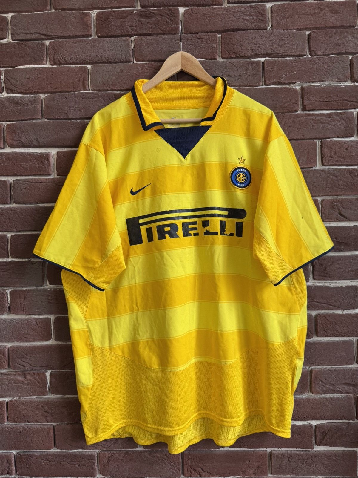 Nike × Vintage 90s Nike FC Inter Medional Football Soccer Vintage Jersey Size US XL / EU 56 / 4 - 1 Thumbnail