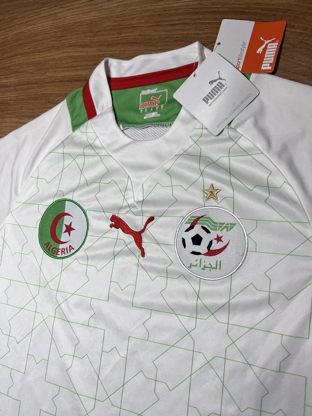 Designer × Puma Puma Algeria national footbal team shirt drill drip y2k Size US S / EU 44-46 / 1 - 4 Thumbnail