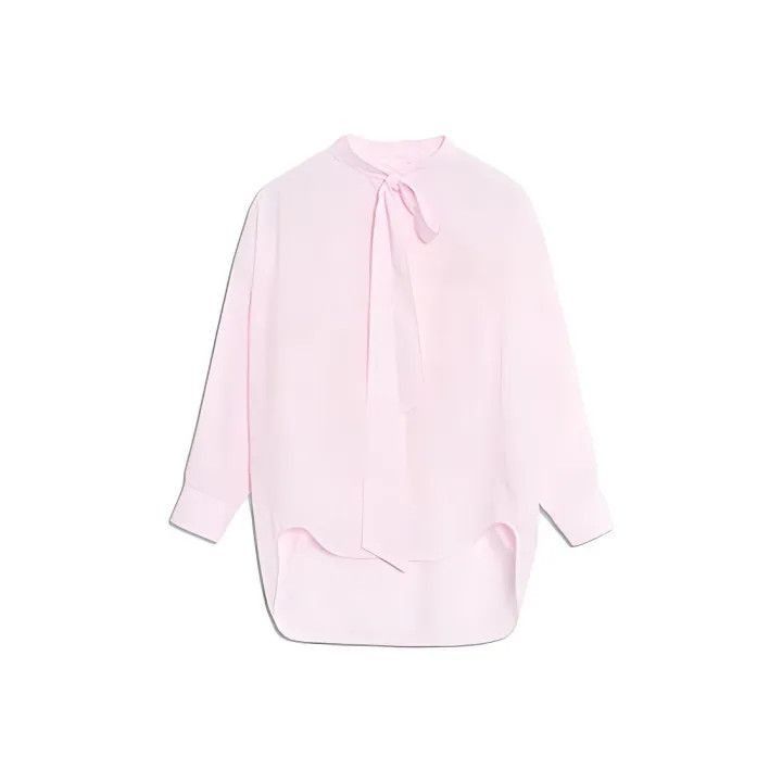Balenciaga Balenciaga Pink Striped Logo Shirt for Women 0079-2507 Size M / US 6-8 / IT 42-44 - 1 Thumbnail