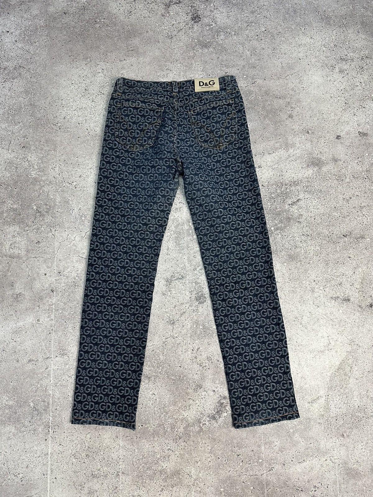 Dolce & Gabbana Vintage Dolce & Gabbana Monogram D&G Denim Pants Jeans Y2K Size US 32 / EU 48 - 7 Thumbnail