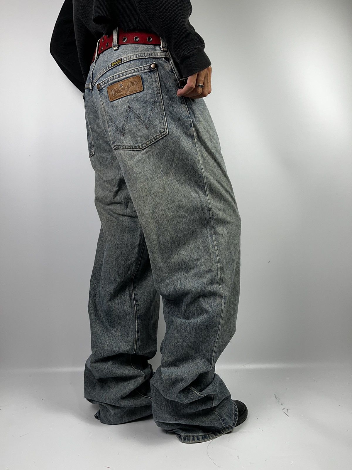 Wrangler vintage wrangler selvedge repro jeans pant loose baggy Size US 32 / EU 48 - 9 Thumbnail