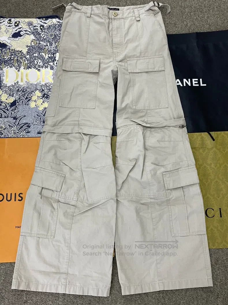 Balenciaga Balenciaga size XS Light Colored Detachable Work Pants Siz Size US 27 - 1 Thumbnail
