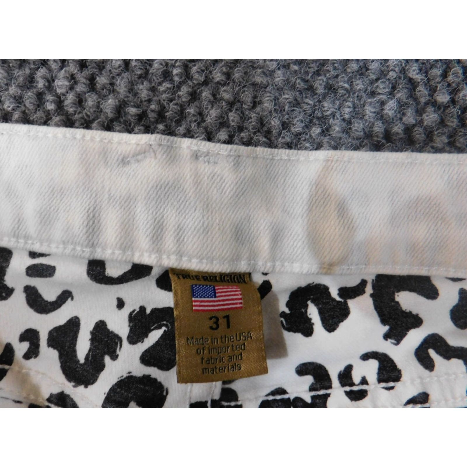 True Religion true religion jeans Women size 31 white denim zipper relaxed skinny vintage cowboy 27in inseam stretch regular 31 in pants Womens Size 24" / US 00 / IT 34 - 3 Thumbnail