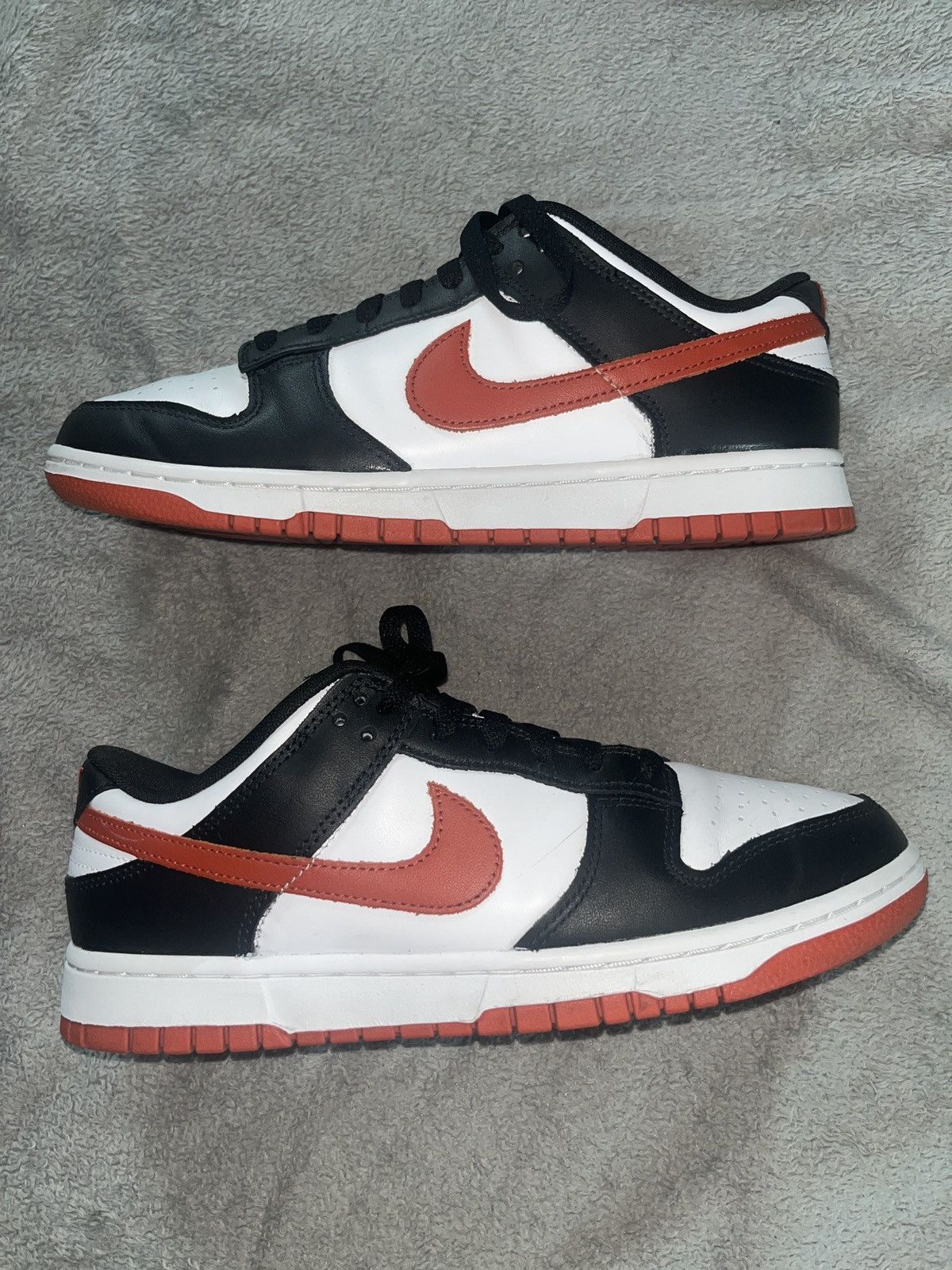 Nike Size 9M Nike Dunk Low Retro Dragon Red | Pre Owned, OG Box Size US 9 / EU 42 - 2 Thumbnail