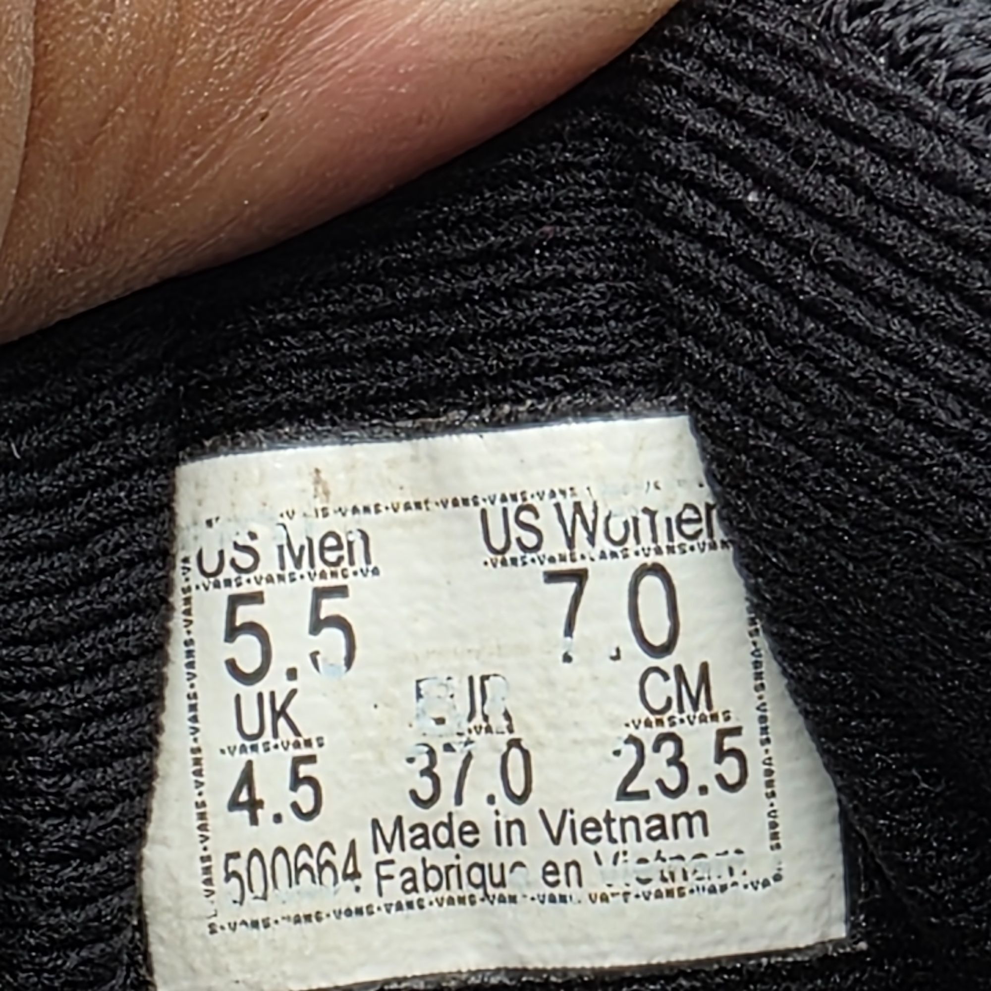 Vans Vans Ultrarange Womens Size 7 Black Sneaker Shoes Walking Ca Size US 7 / IT 37 - 6 Thumbnail