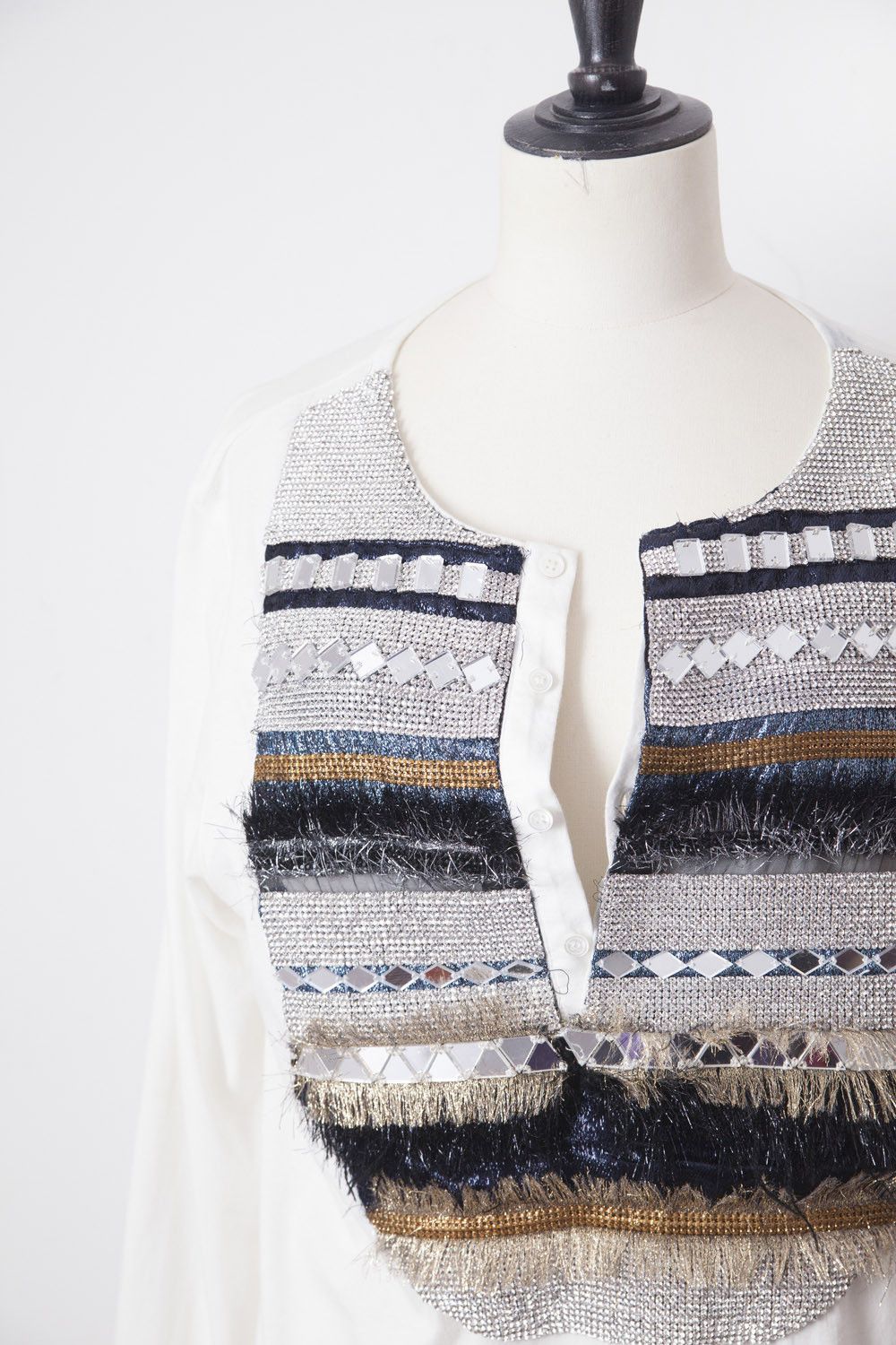 Balmain AW11 embellished top Size XS / US 0-2 / IT 36-38 - 3 Thumbnail