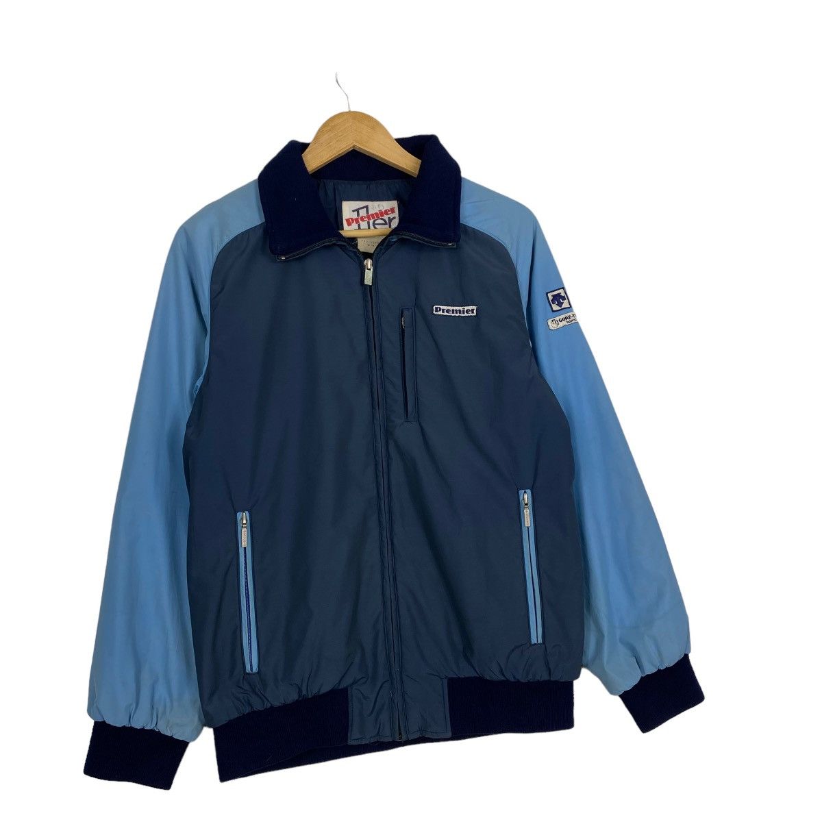 Descente Vintage 90s Primier Ler By Descente Light Zipper Jacket Size US M / EU 48-50 / 2 - 3 Thumbnail