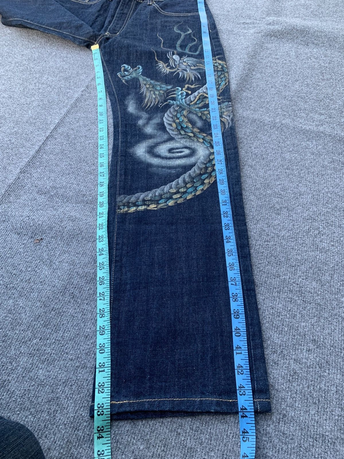 Karakuri Tamashii Dragon jeans Zen is Kyoto like karakuri tamashi style. Size US 34 / EU 50 - 8 Thumbnail
