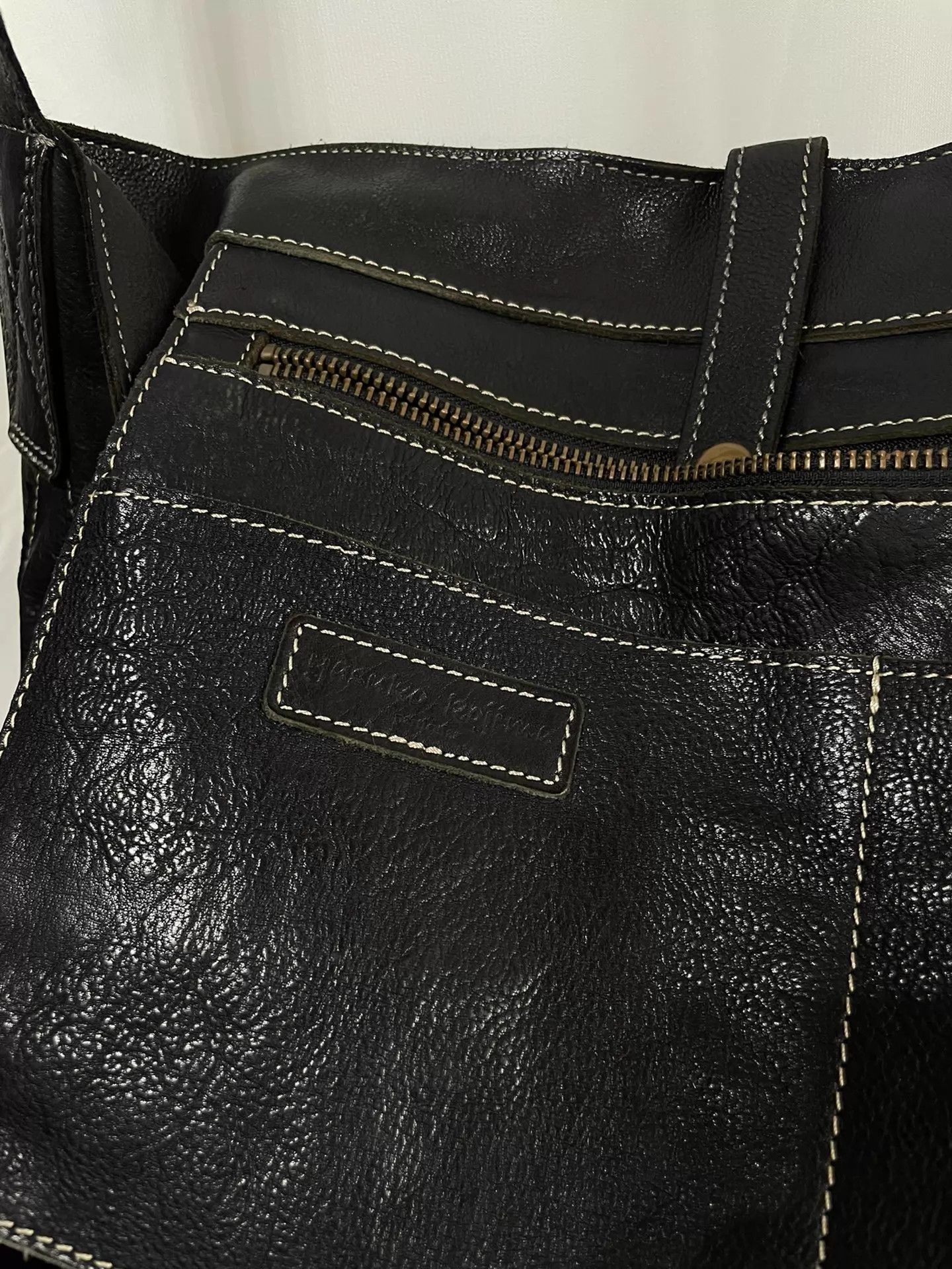 Other Yasuro Rojima Vtg Cowhide Irregular Unisex S/C Bag Size ONE SIZE - 7 Thumbnail