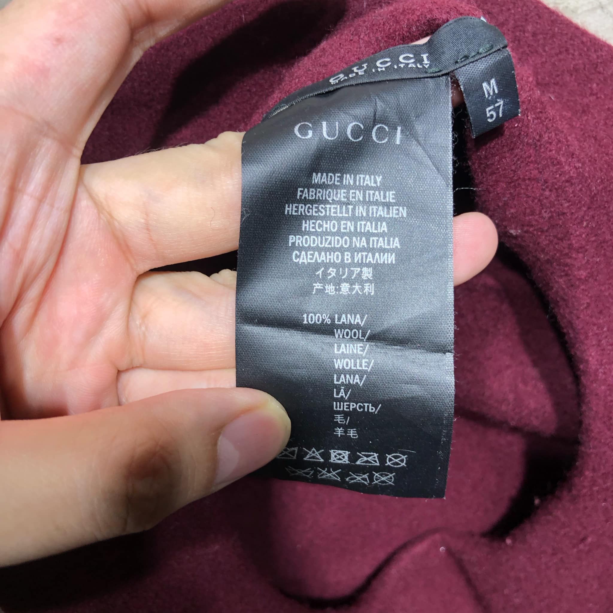 Gucci × Vintage Gucci Beret Hat Size ONE SIZE - 8 Thumbnail