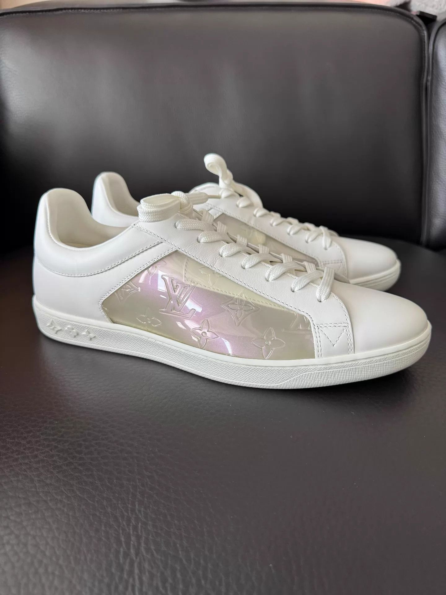 Louis Vuitton LV Monogram White Panel Sneaker Uk8 Size US 9 / EU 42 - 1 Thumbnail