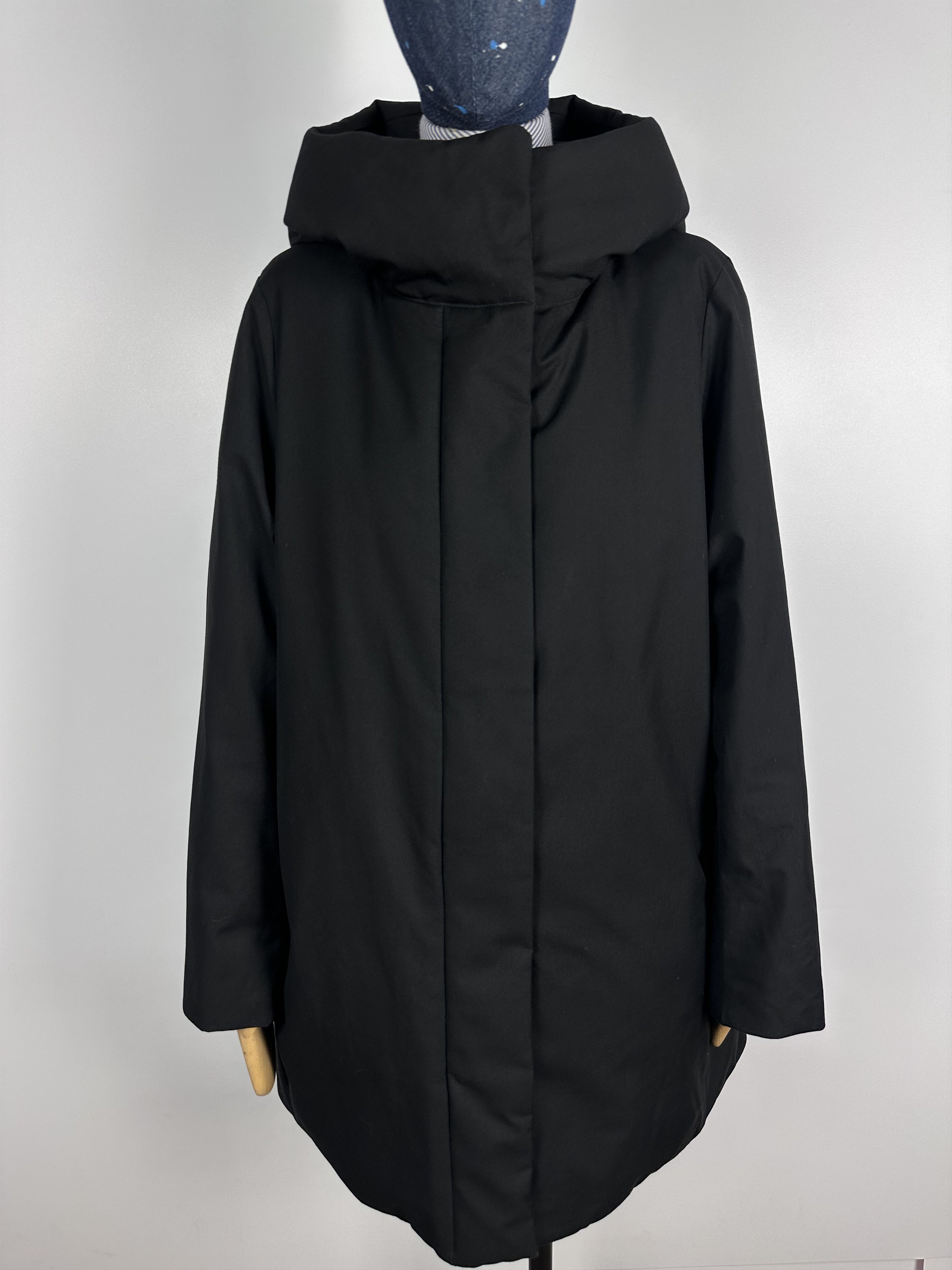 Jil Sander Black Gabardine Oversize Down Jacket | Grailed