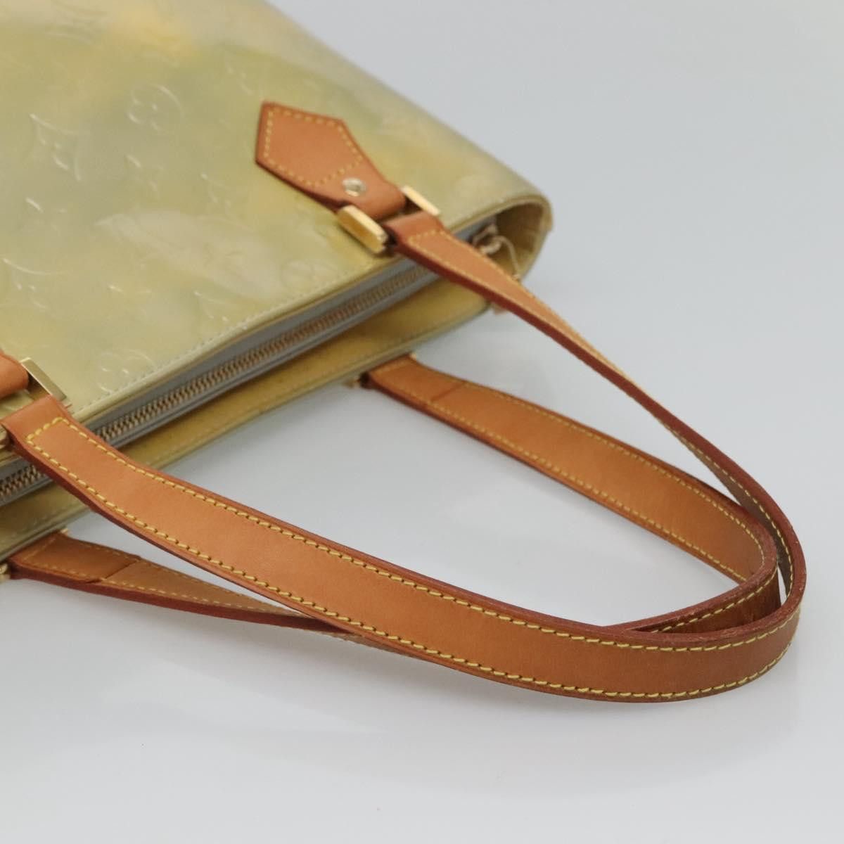 Louis Vuitton LOUIS VUITTON Monogram Vernis Houston Hand Bag Gris M91053 Size ONE SIZE - 7 Thumbnail