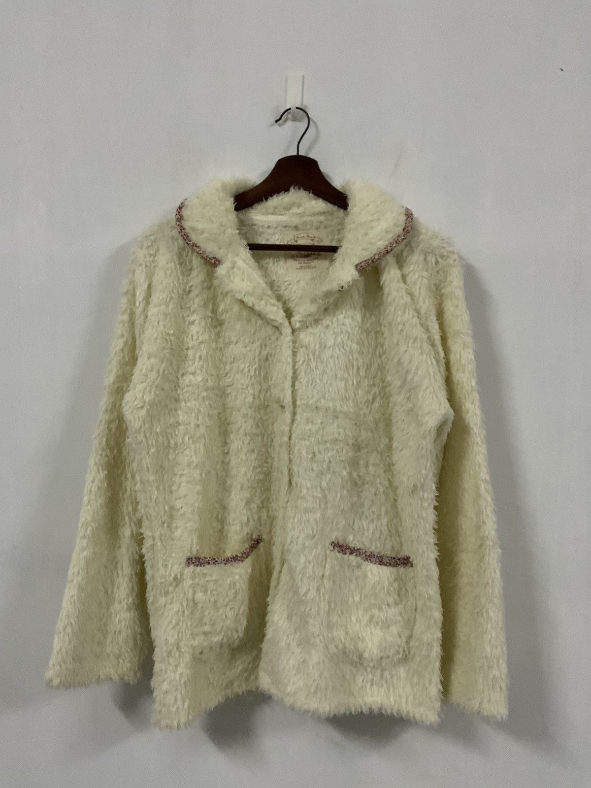 Japanese Brand Mamaikuku Sheep Mohair Fur Coat Light Jacket Size US M / EU 48-50 / 2 - 1 Thumbnail