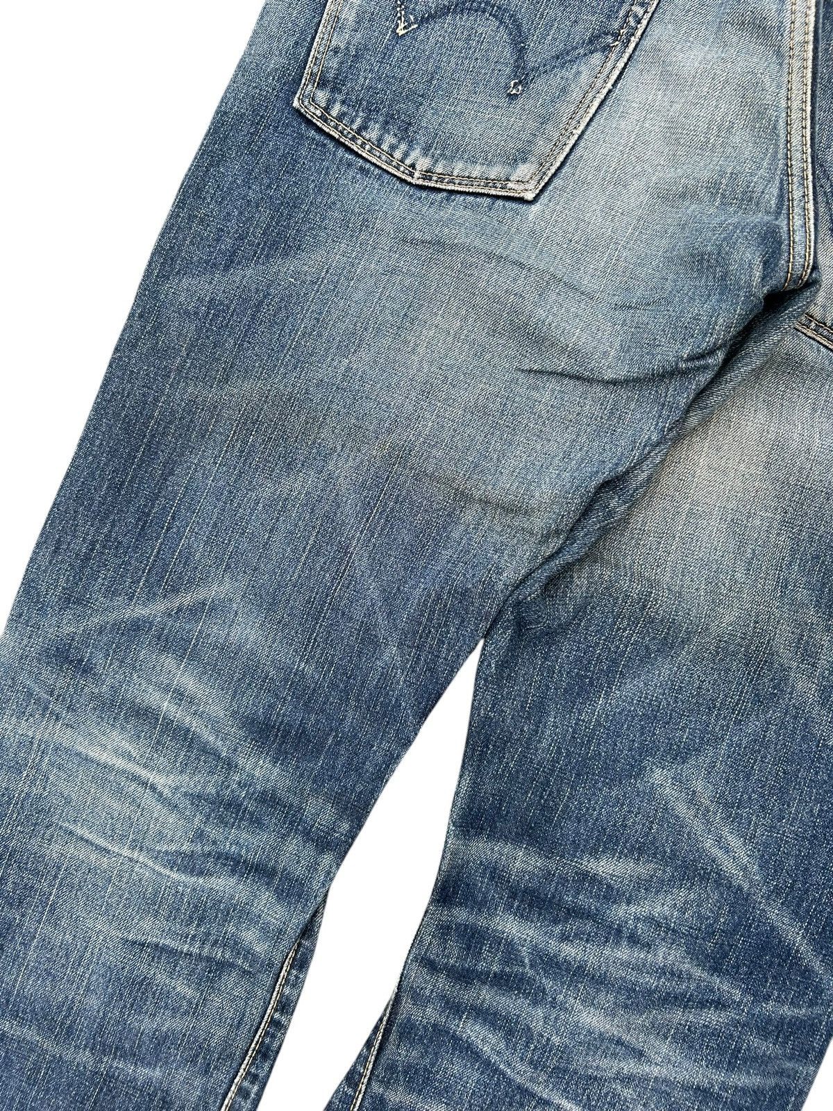Kapital Edwin Selvedge Distressed Buckle Back Denim Made Japan Size US 32 / EU 48 - 17 Thumbnail