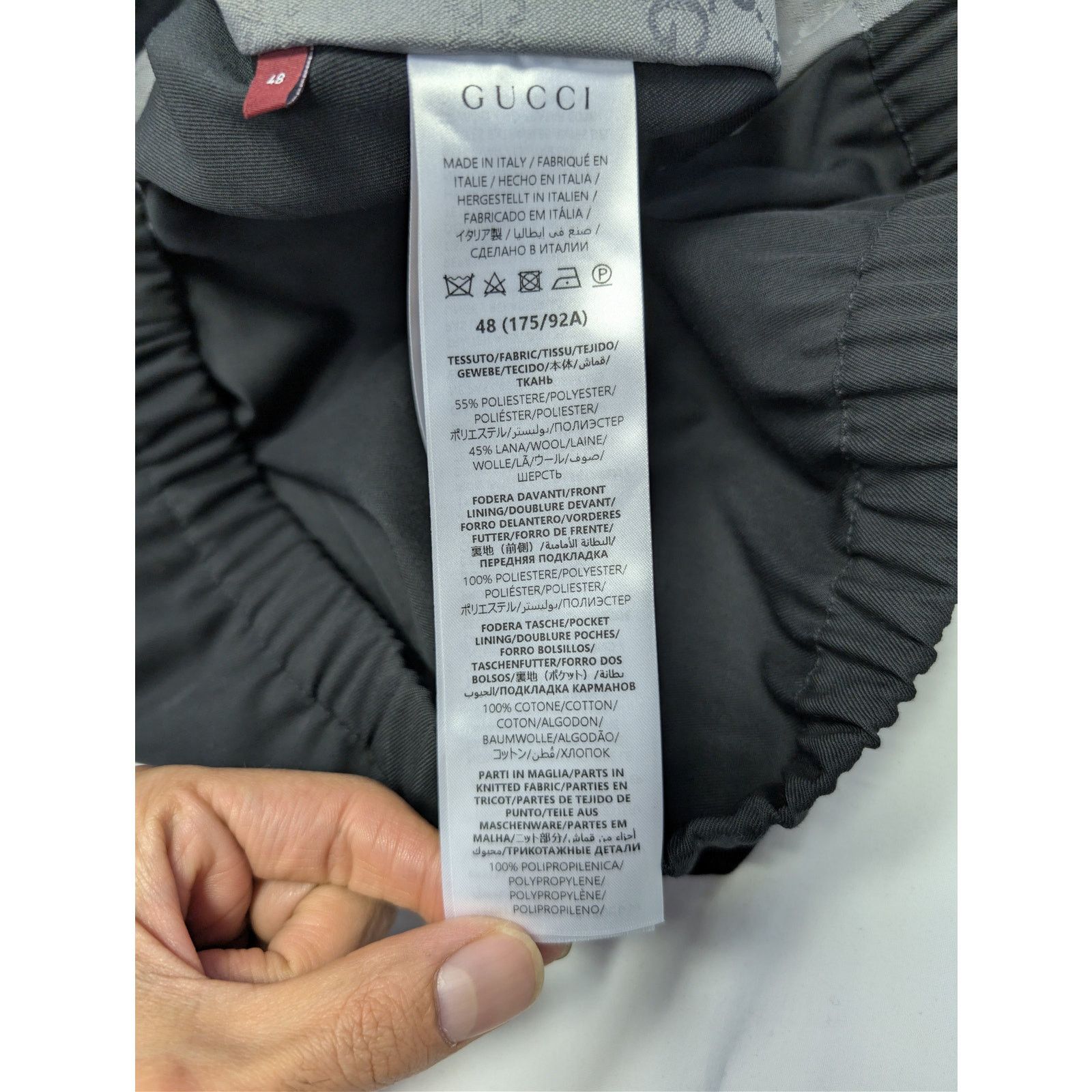 Gucci o1rshd1 Logo-Embroidered Twill Blouson Jacket in Black Size US M / EU 48-50 / 2 - 18 Thumbnail