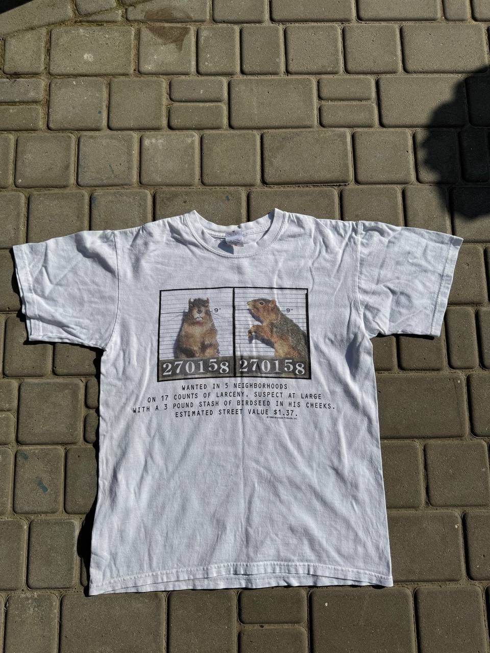 Vintage VTG 1996 Squirrel Mugshot Tee Size US M / EU 48-50 / 2 - 1 Thumbnail