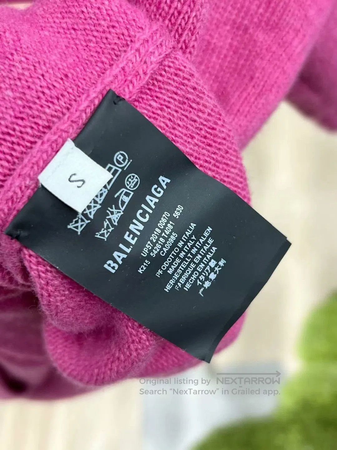 Balenciaga balenciaga pink turtleneck sweater size small. Size S / US 4 / IT 40 - 6 Thumbnail